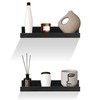 GEEZY Set of 2 Floating Wall Shelves Picture Ledge Display
