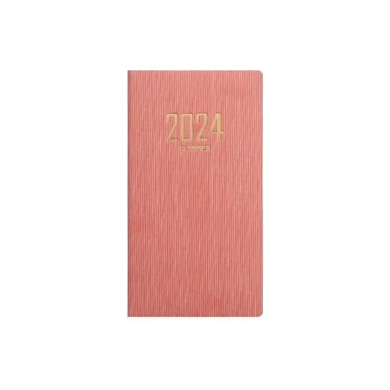 2 Planificador Elegante 2024: Organizador Mensual 2 Piezas