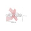 SAFIGLE 6pcs Elegant Bowknot Hair Clips for Women Stylish Duckbill