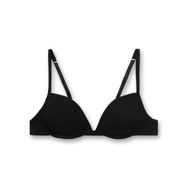 Sanetta Girl's 344704 Bra, (Super Black 10015), 152 cm (Size: 65A)