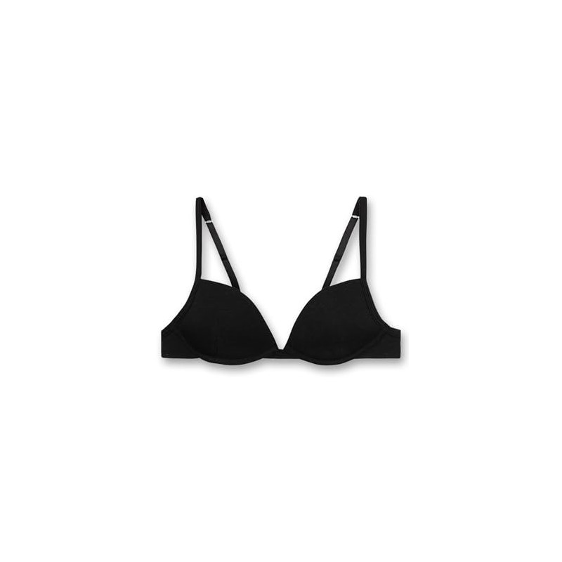 Sanetta Girl's 344704 Bra, (Super Black 10015), 152 cm (Size: