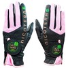 LEZAX NTGL-3655 Nicotera Women's Ambidextrous Black Medium Golf Glove