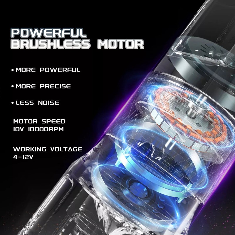 YILONG F6 Wireless Tattoo Pen Powerful Brushless Tattoo Machine Motor