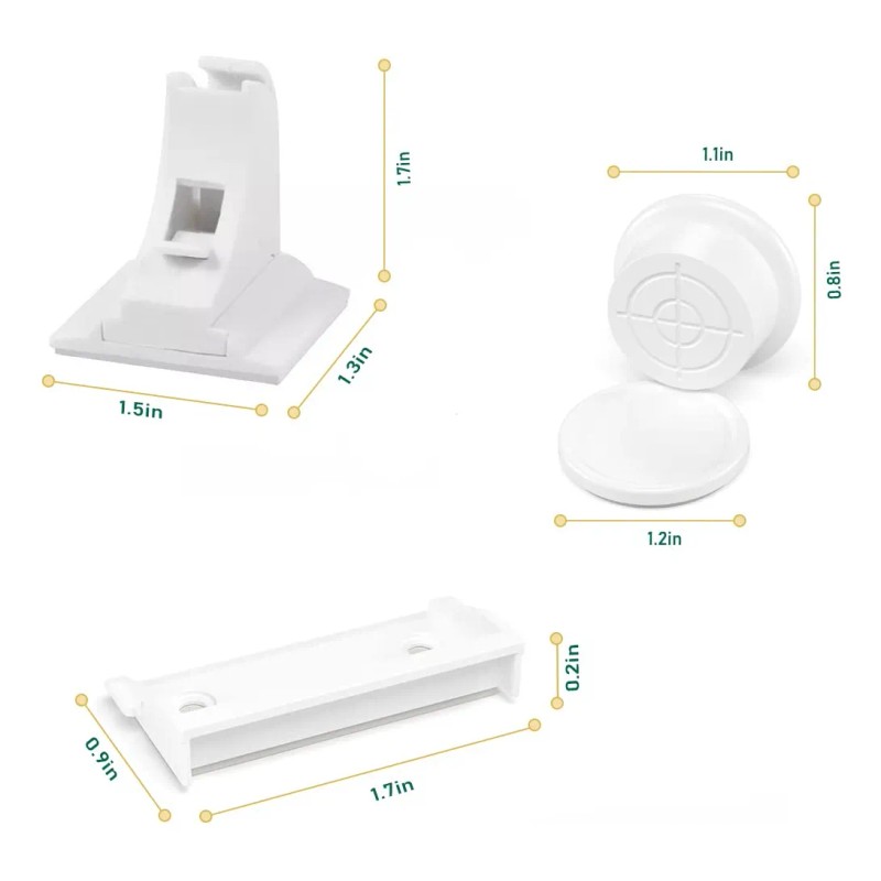 Pack De 36 Cerraduras Magnéticas Para Gabinetes De Bebés Par