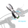 Keenso Universal Bicycle Flashlight Holder Adjustable 360 Degree Rotatable Bicycle