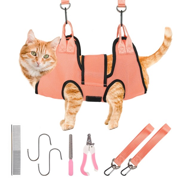 PatiencET Dog Grooming Hammock Pet Grooming Hammock for Cats &