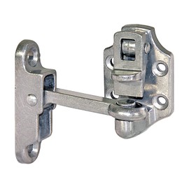 Buyers Products Heavy-Duty Aluminum Door Hold Back - 2 Inch Hook and Keeper, Sliver