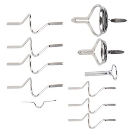 Fishing Repair Tool, Fishing Pole Eyes Replacement Kit Ferrules Rod Fishing Guide Double Buckle Ring for Fishing