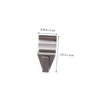 Ciieeo 5Pcs No Drill Hook Stainless Steel Vinyl Wallboard Hidden
