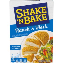 Shake 'N Bake Ranch & Herb Seasoned Coating Mix (4.75 oz Boxes, Pack of 8)