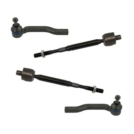 UCAGJVG 4pcs Front Inner Outer Tie Rods Left Driver Right Passenger Side for Nissan for Micra 1.6L 2015-2017 for Versa 1.6L 2012-2019 for Versa Note 1.6L 2014-2019 4 Piece