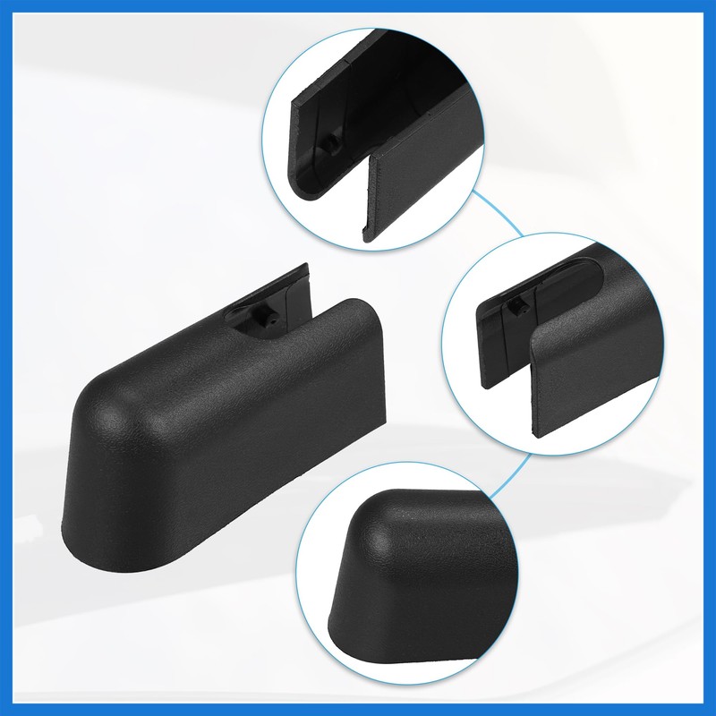 VekAuto Rear Windshield Wiper Arm Nut Cover Cap Fit for
