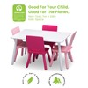 Delta Children Kids Table and Chair Set (4 Chairs Included),