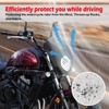 Lorababer Motorcycle Front Headlight Fairing Mask Windshield Windscreen Compatible with