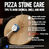 KitchenStar 16-inch Pizza Stone for Oven and BBQ Grill with