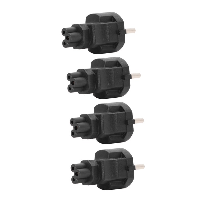 4PCS 2 Slot Plug to IEC320 C5 Power Adapter Professional