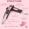 TIFICAL Box Cutter, Box Cutter Retractable Self Loading, Heavy Duty