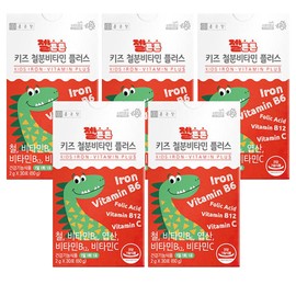 Chong Kun Dang Kids Children's Iron Supplement Iron Elementary School Children's Powdered Iron Nutrients 5 Pieces / 종근당 키즈 어린이 철분제 철분 초등학생 아이 분말 가루 철분영양제 5개