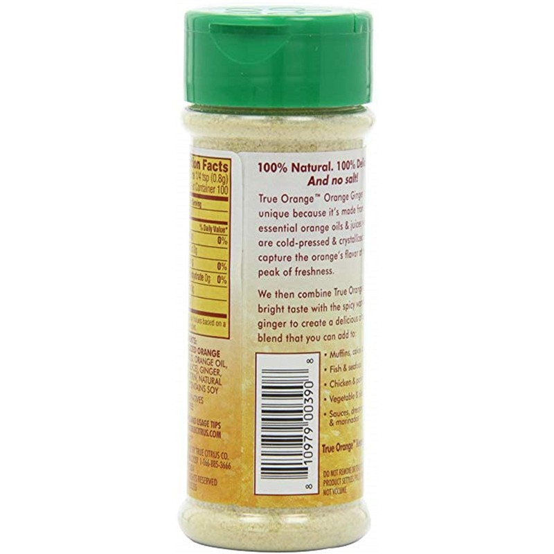 True Orange Shaker, Ginge, 2.47 oz