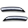litzland 2PCS Front LED Side Marker White Light Compatible with