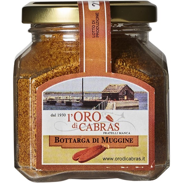 Grated Bottarga Di Muggine (Grey Mullet Roe) - Cabras, Sardinia,