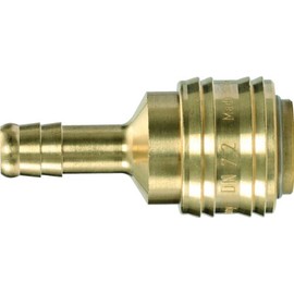 KS Tools 515.3486 Connector with hose tail, brass, Ø6mm