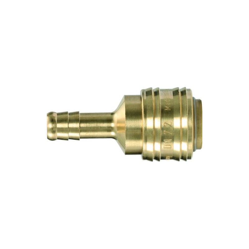 KS Tools 515.3486 Connector with hose tail, brass, Ø6mm