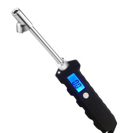 PINKJOY Digital Tire Pressure Gauge 230 PSI Heavy Duty Dual Head Stainless Steel Made for Truck and RV with Backlit LCD and Flashlight Car Accessories