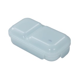 CBJAPAN Domeman 400 DSK Bento Box, Fluffy, Easy to Serve with Dome Lid, 13.5 fl oz (400 ml), Blue, 4-Point Lock for Secure, Double Sealing to Prevent Juice Leak