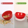 DURASIKO Non-Skid Suction Base Plates & Bowls Set, Adaptive Spill