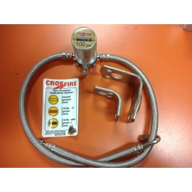 dual dynamics CROSSFIRE TIRE EQUALIZER SYSTEM 100 PSI STAINLESS STEEL Freightliner Mack Volvo