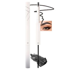 Erinde Lápiz y gel de cejas 2 en 1, Lápiz de Cejas Retráctil y Gel de Tinte en un Solo Producto, Textura Cremosa de Fácil Deslizamiento, Impermeable y