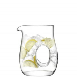 LSA Void Jug 800ml Clear| 1 Unit | Mouthblown & Handmade Glass | VO03