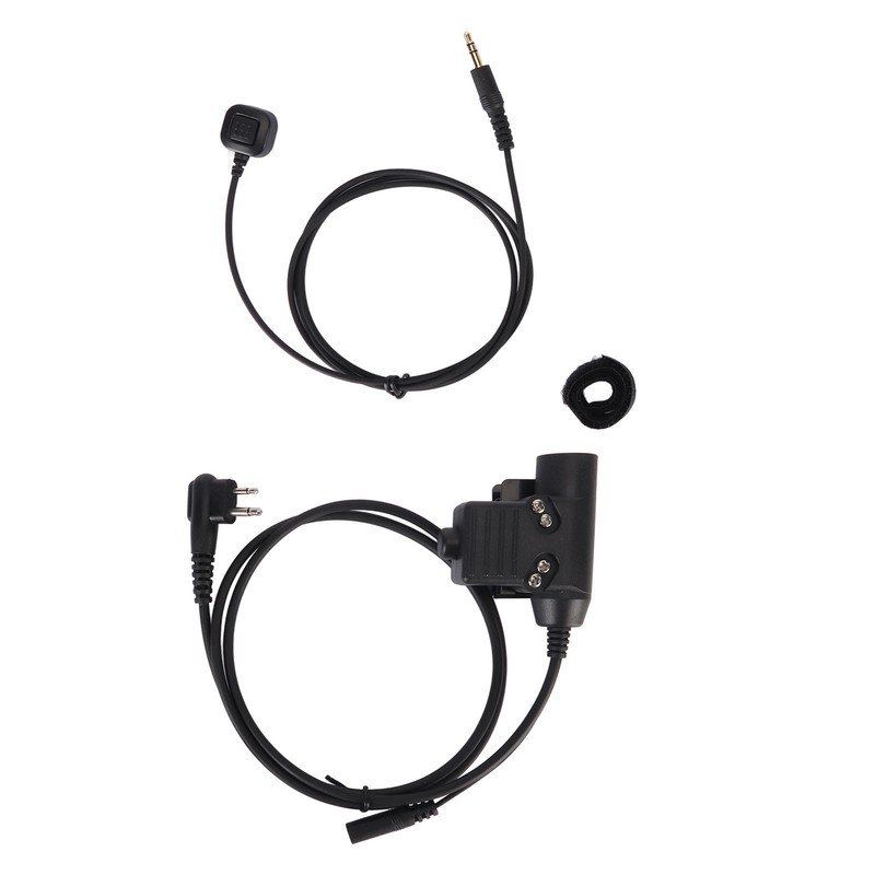 U94 PTT Adapter Push to Talk Button Walkie Talkie Military