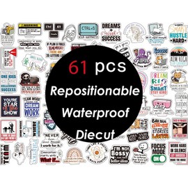 1step2dream Funny Office Stickers Motivational - Decals for Coworkers, Office Workers & ​​Corporate Professionals - Waterproof Vinyl Laptop, Journal, Phone Decals