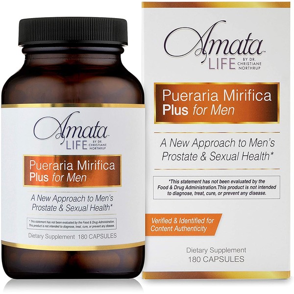 Amata Life by Dr. Christiane Northrup Pueraria Mirifica Plus for Men Capsules 90 Day