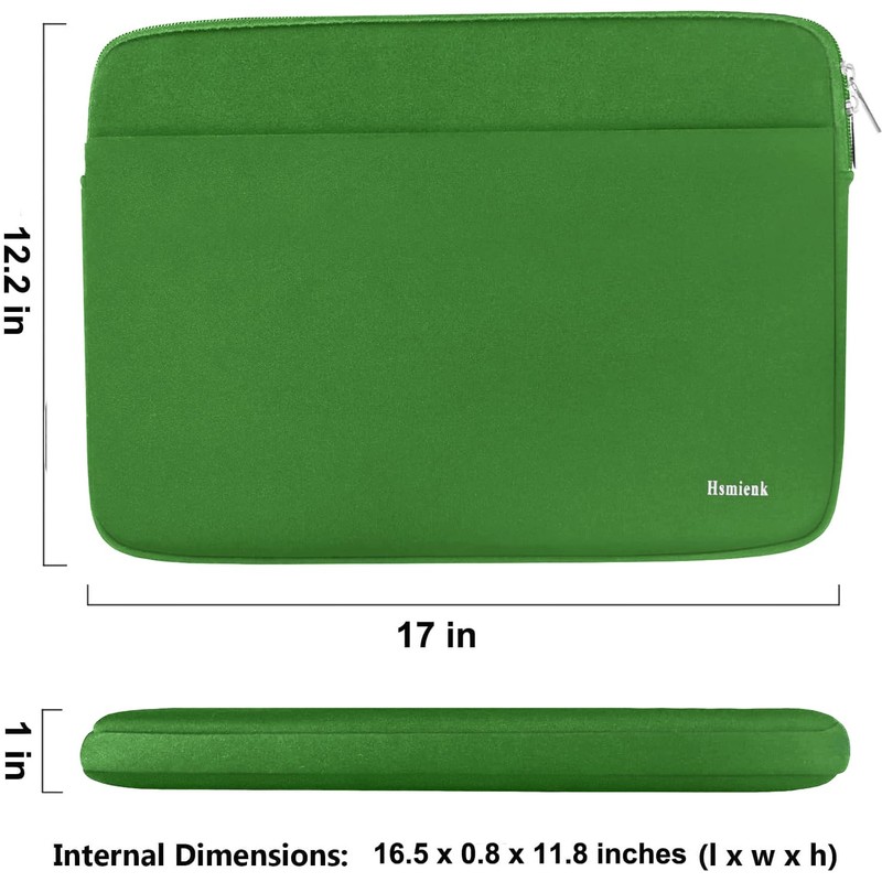 Laptop Sleeve 17 Inch, Shockproof Protective Notebook Case with Accessory