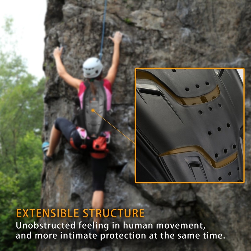 RIDBIKER Motorcycle Back Protector Motocross Spine Protector Body Armor Gear