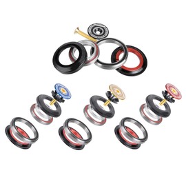 Cocoarm Headset Bearing Aluminum Alloy Tapered Headset Bearings Road Front Fork Headset Tapered Tube To Straight Tube Headset Bearings Anodized Processing 28.6 * 42-52 * 39.8(30)