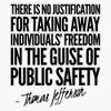 Freedom - Thomas Jefferson Quote Bumper Sticker Vinyl Decal 5
