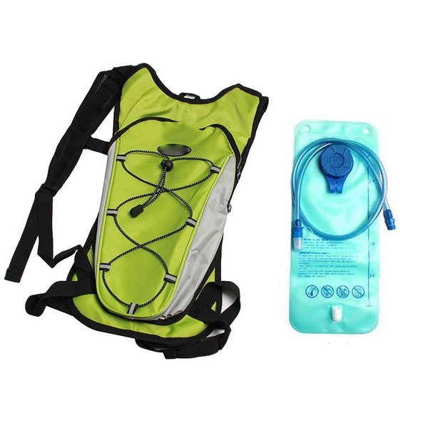 8L Bike Backpack with 2L Water Bag, Waterproof Hydration Bladder