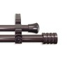 Lee Double Curtain Rod 28-48 inch - Cocoa