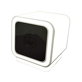 MightySkins Carbon Fiber Skin Compatible with Wyze Cam V3 - Solid White | Protective, Durable Textured Carbon Fiber Finish | Easy to Apply and Change Styles | Made in The USA