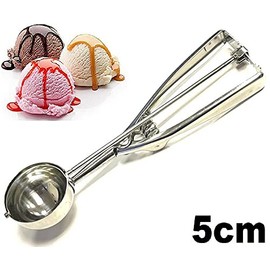 Stainless Steel Scoop for Ice Cream Potato Mash Kitchen Tools (5cm)