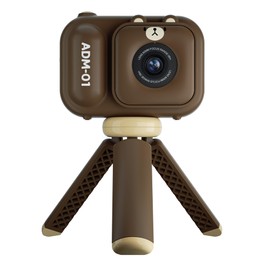 MOARS Kids Camera, Digital Toy Camera for Kids, Tripod and Selfie Stick, Front and Rear High Pixels 4800W, 720P Shooting, 8x Zoom, 32GB Card Included, Popular Toy, Japanese Instruction Manual (English