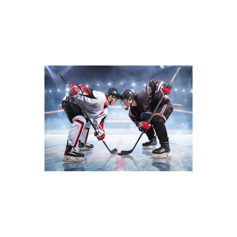 BrandMac Cuddly Blanket Ice Hockey Microfibre Fleece Blanket 100 x