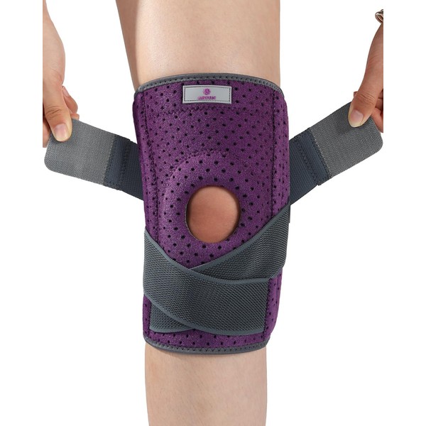 ABYON Knee Support for Men and Women, Adjustable Non-Slip Knee