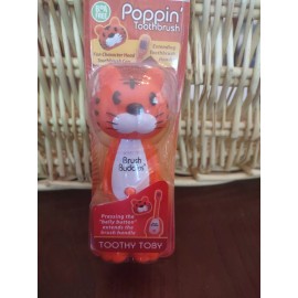 Brush Buddies Poppin Brush Buddies Toothbrush Toothy Toby-Soft Brush-Brand New-SHIPS N 24 HOUR