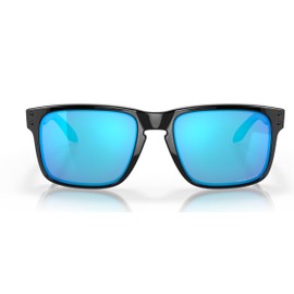 Oakley Holbrook Sunglasses Polished Black with Prizm Sapphire Iridium Lens 57mm