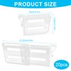 HVIHWI 20 PCS Refrigerator Dividers, Plastic Fridge Organisers with Clip,
